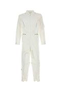 Prada Men White Cotton Jumpsuit
