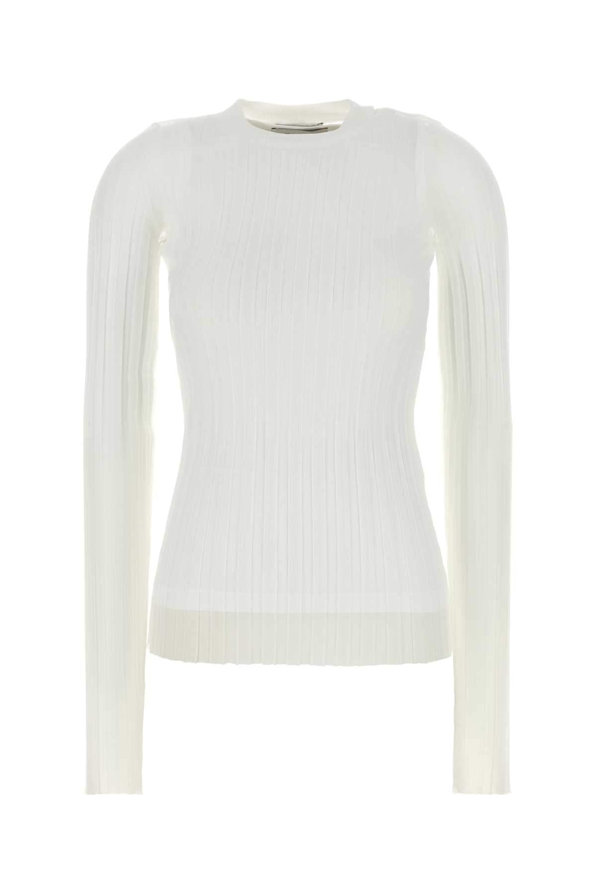 Sportmax Women White Organza Acino1234 Top
