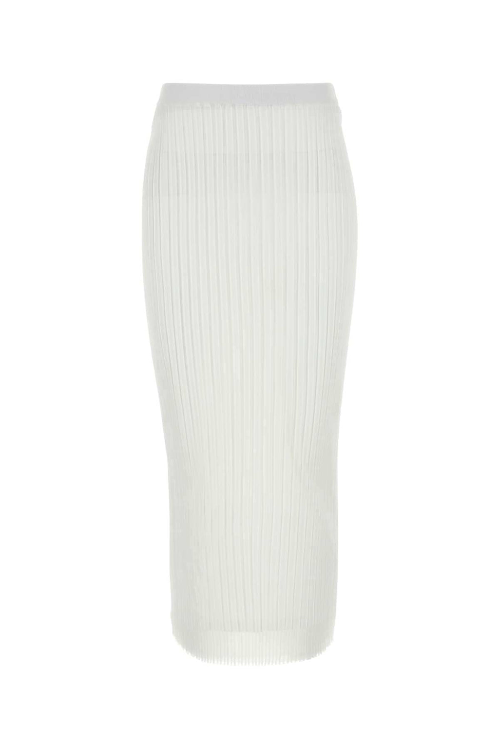 Sportmax Women White Organza Album1234 Skirt