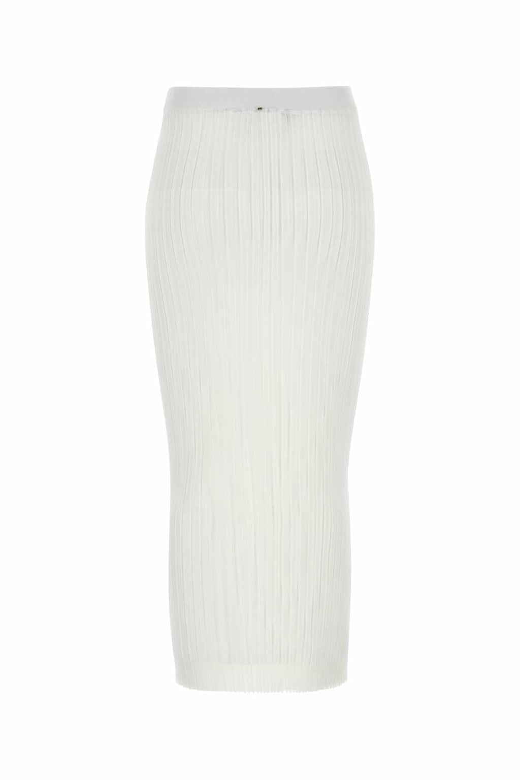 Sportmax Women White Organza Album1234 Skirt