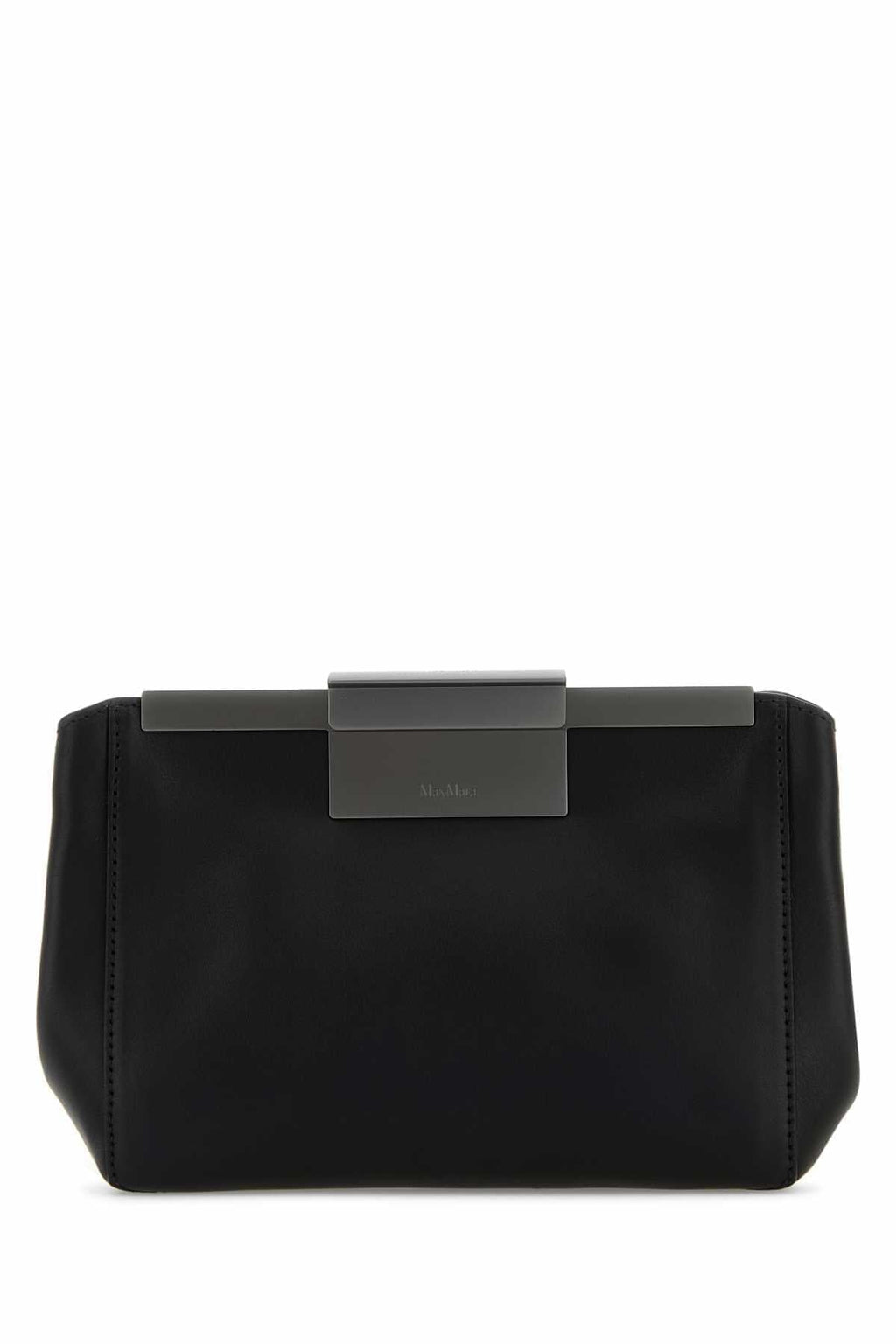 Max Mara Women Black Leather Belt Bag