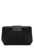 Max Mara Women Black Leather Belt Bag