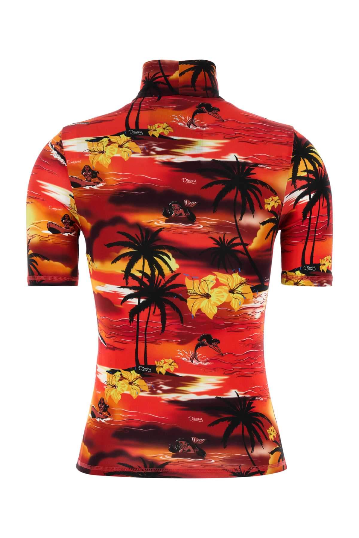 Coperni Women Printed Stretch Viscose Coperni X Disney T-Shirt