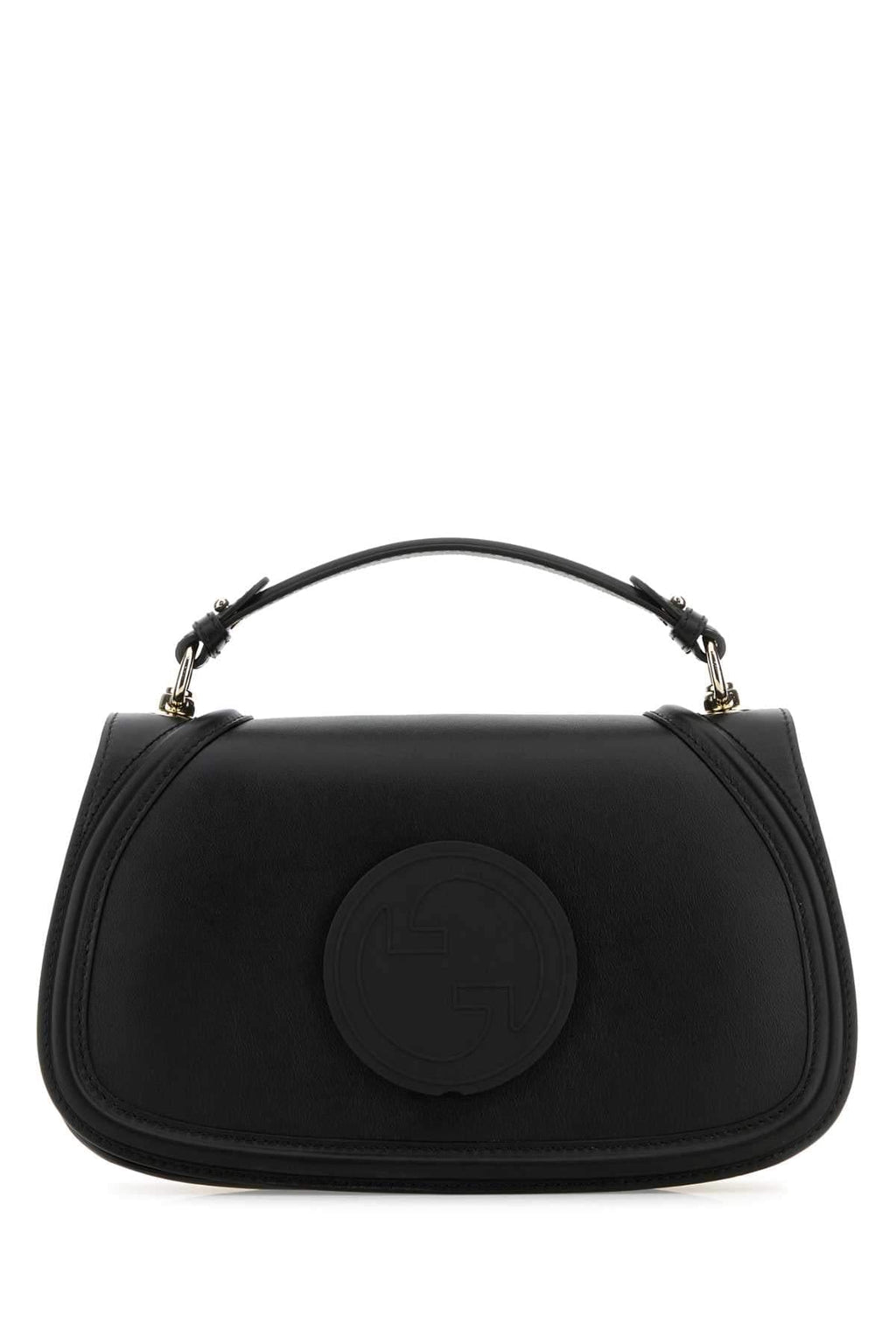 Gucci Women Black Leather Gucci Blondie Handbag