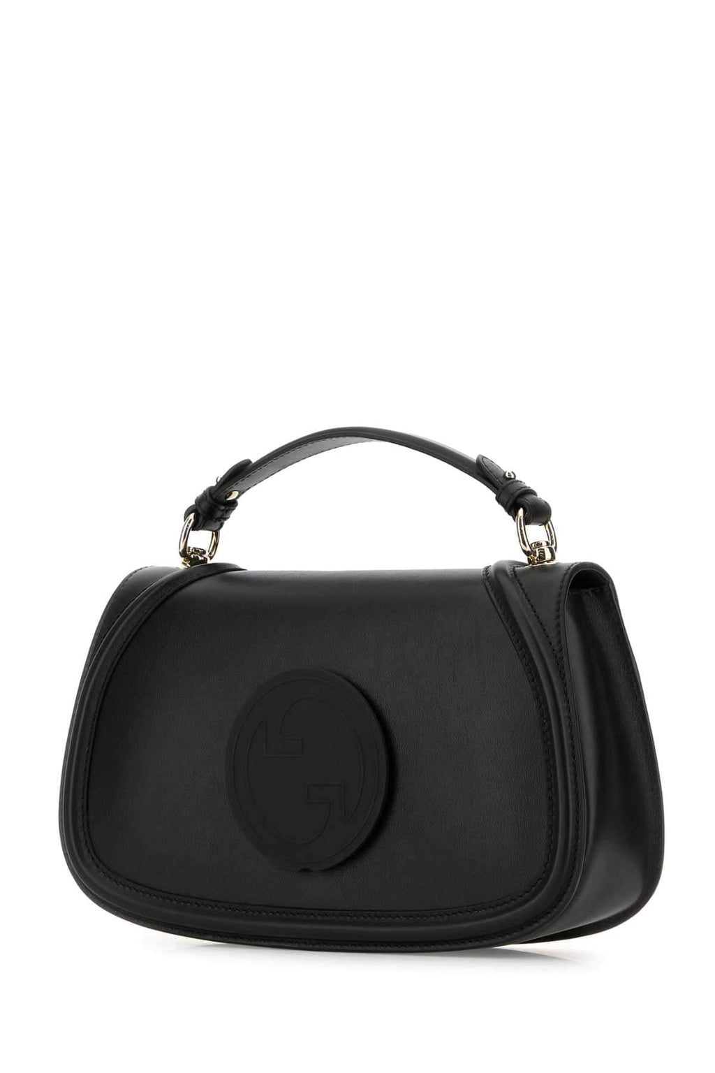 Gucci Women Black Leather Gucci Blondie Handbag