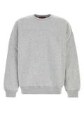 Gucci Men Grey Cotton Blend Oversize Sweatshirt
