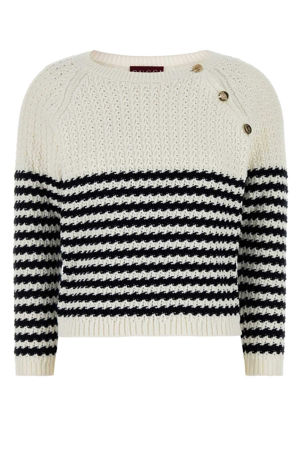 Gucci Women Embroidered Cotton Sweater