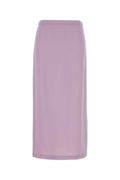 Gucci Women Lilac Crepe Skirt