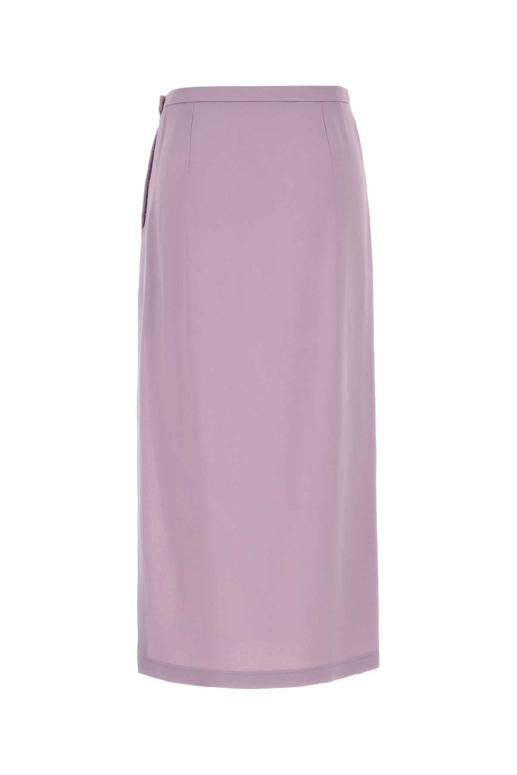 Gucci Women Lilac Crepe Skirt
