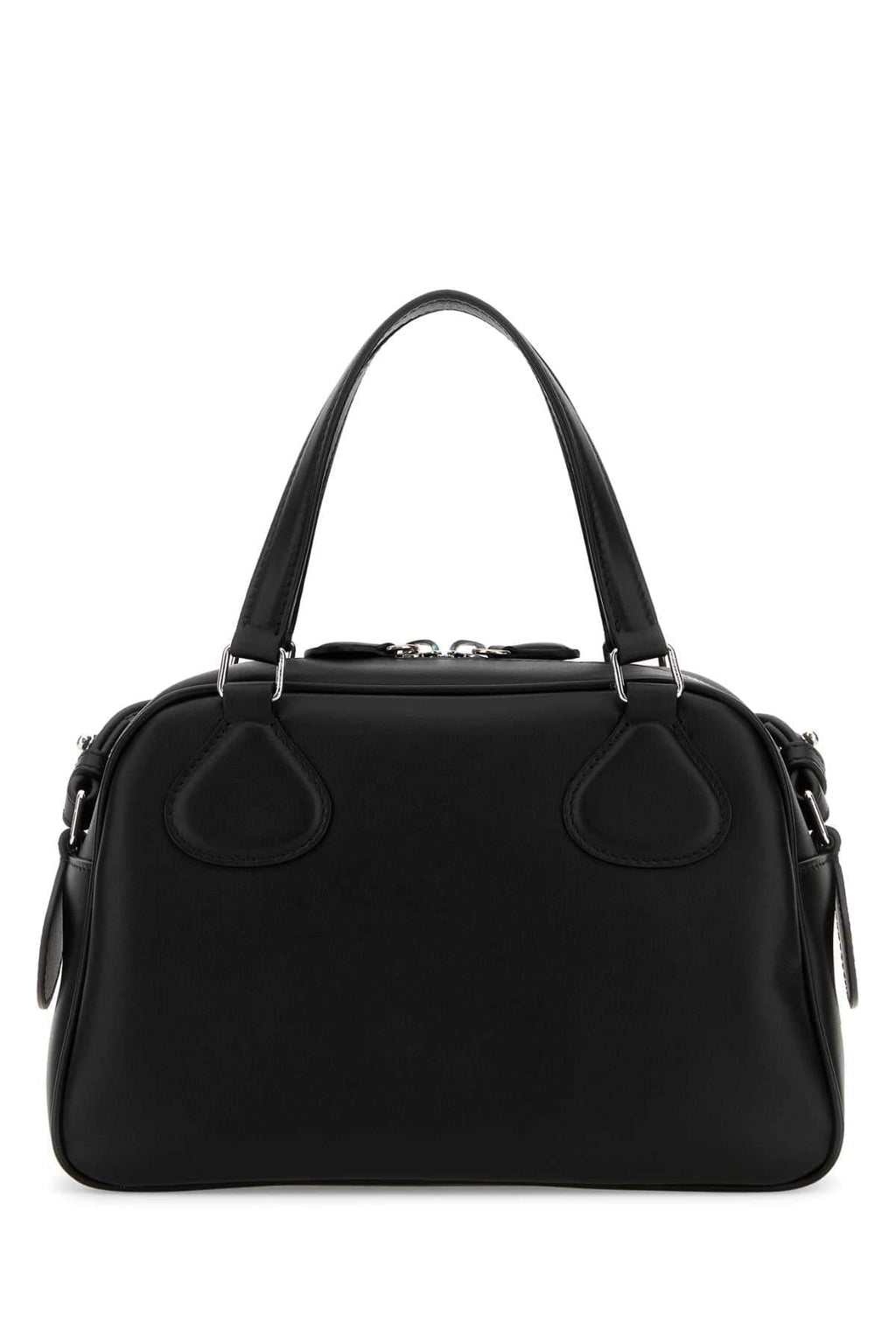 Courreges Women Black Leather Reedition Handbag