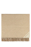 Prada Unisex Embroidered Wool Blend Symbole Double Blanket