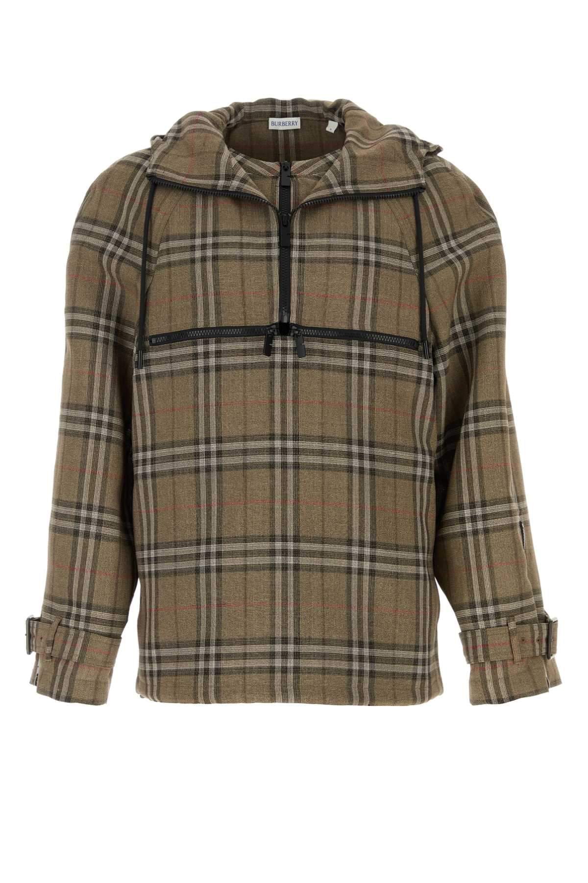 Burberry Men Embroidered Viscose Blend Sweatshirt