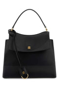 Balenciaga Women Black Leather Medium Nano Handbag