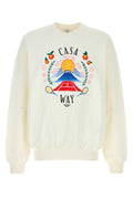 Casablanca Men White Cotton Sweatshirt