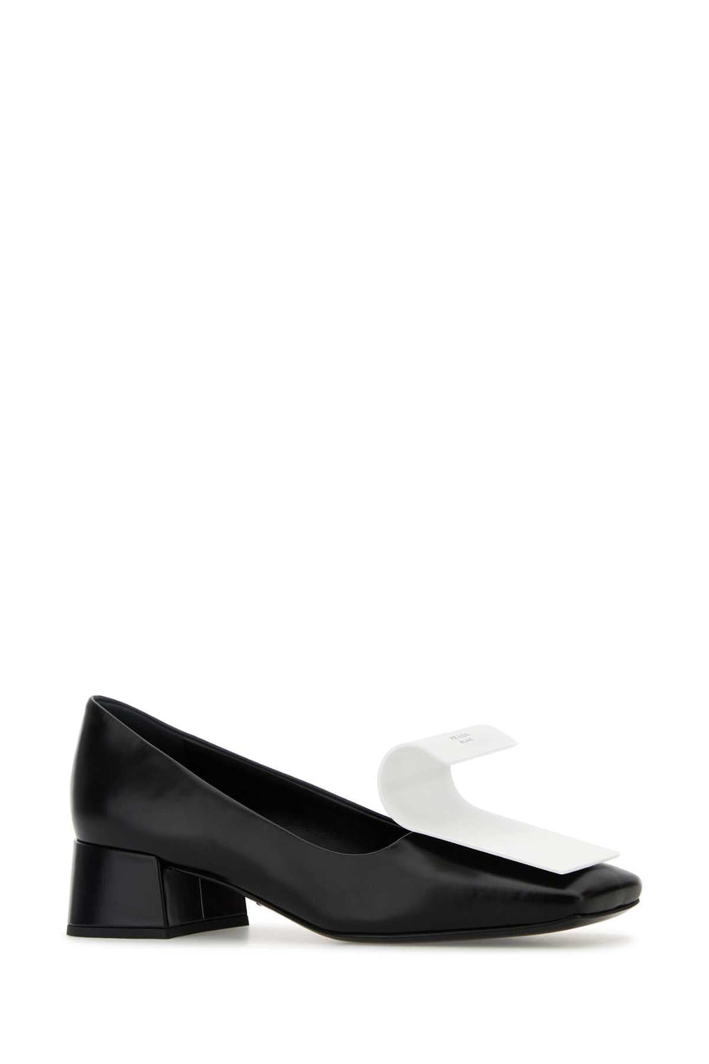 Prada Women Two-Tone Leather Pumps
