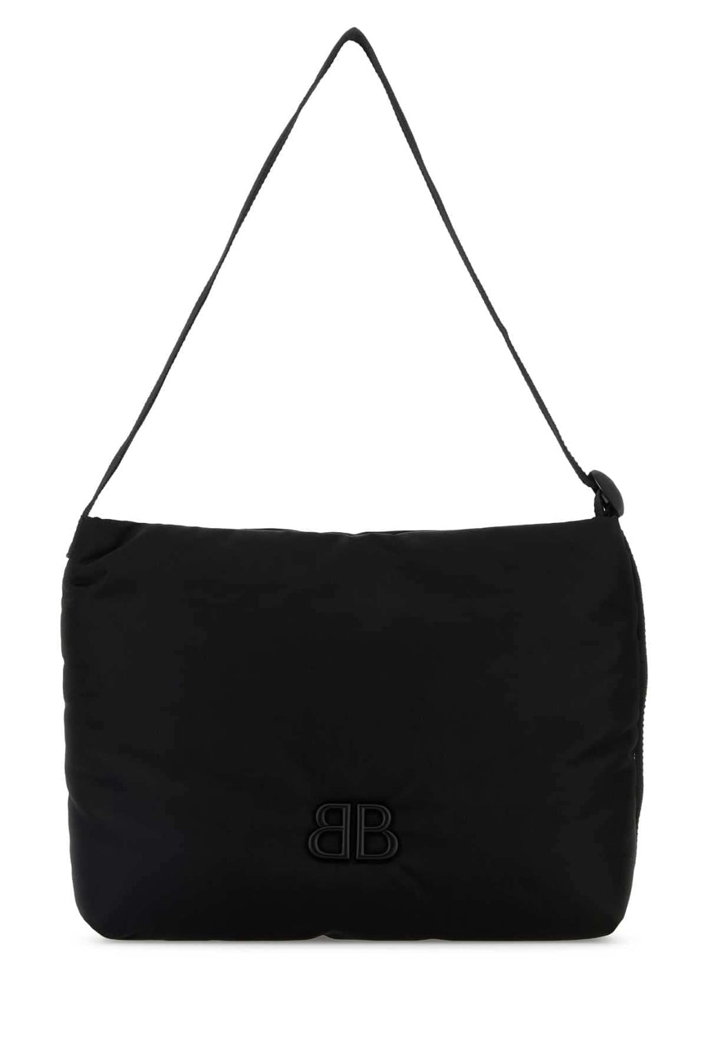 Balenciaga Men Black Fabric Monaco Shopping Bag