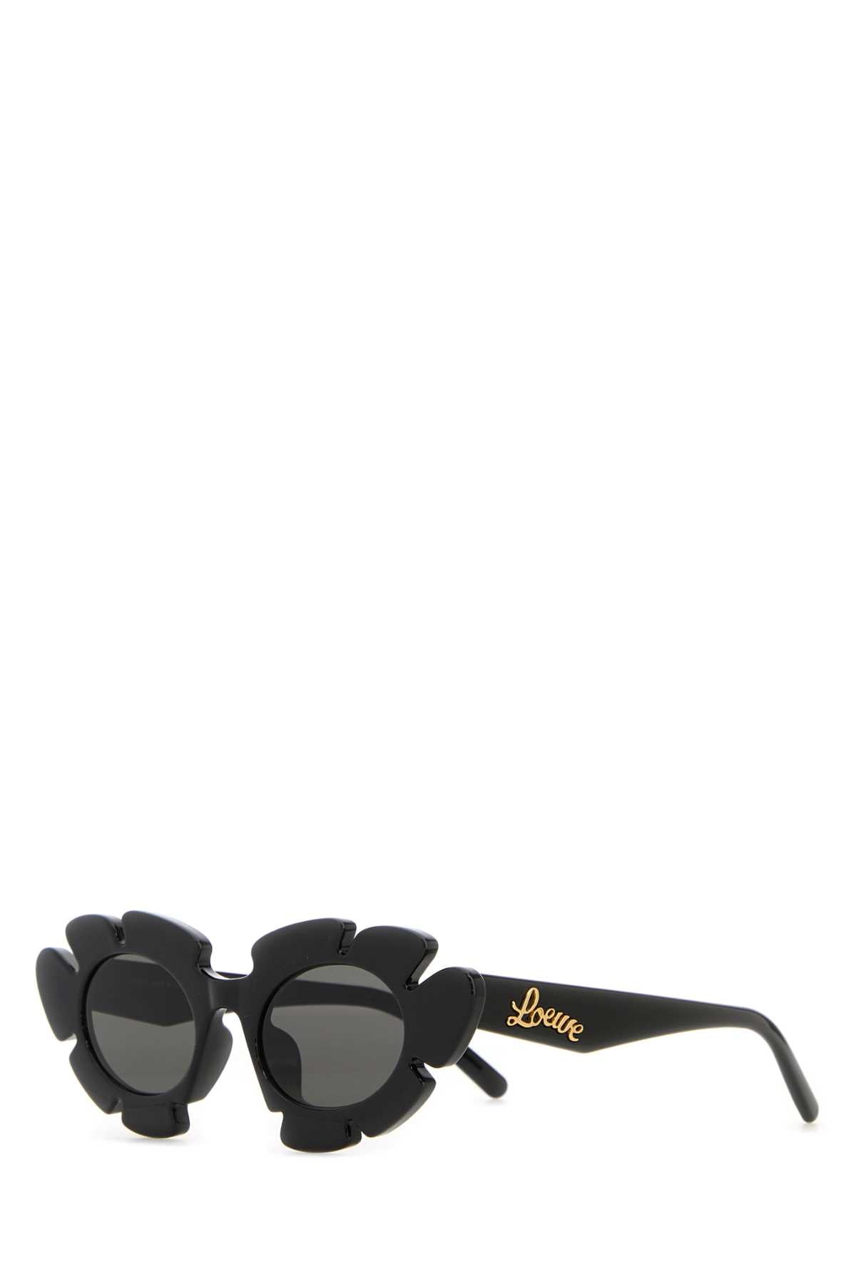 Loewe Unisex Black Acetate Sunglasses