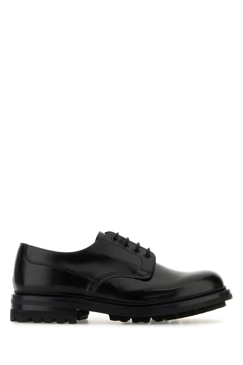 Church's Men Black Leather Mc Neil Lw Lace-Up Shoes