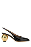 Salvatore Ferragamo Women Black Leather Tessie 70 Pumps