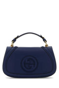 Gucci Women Blue Leather Gucci Blondie Handbag