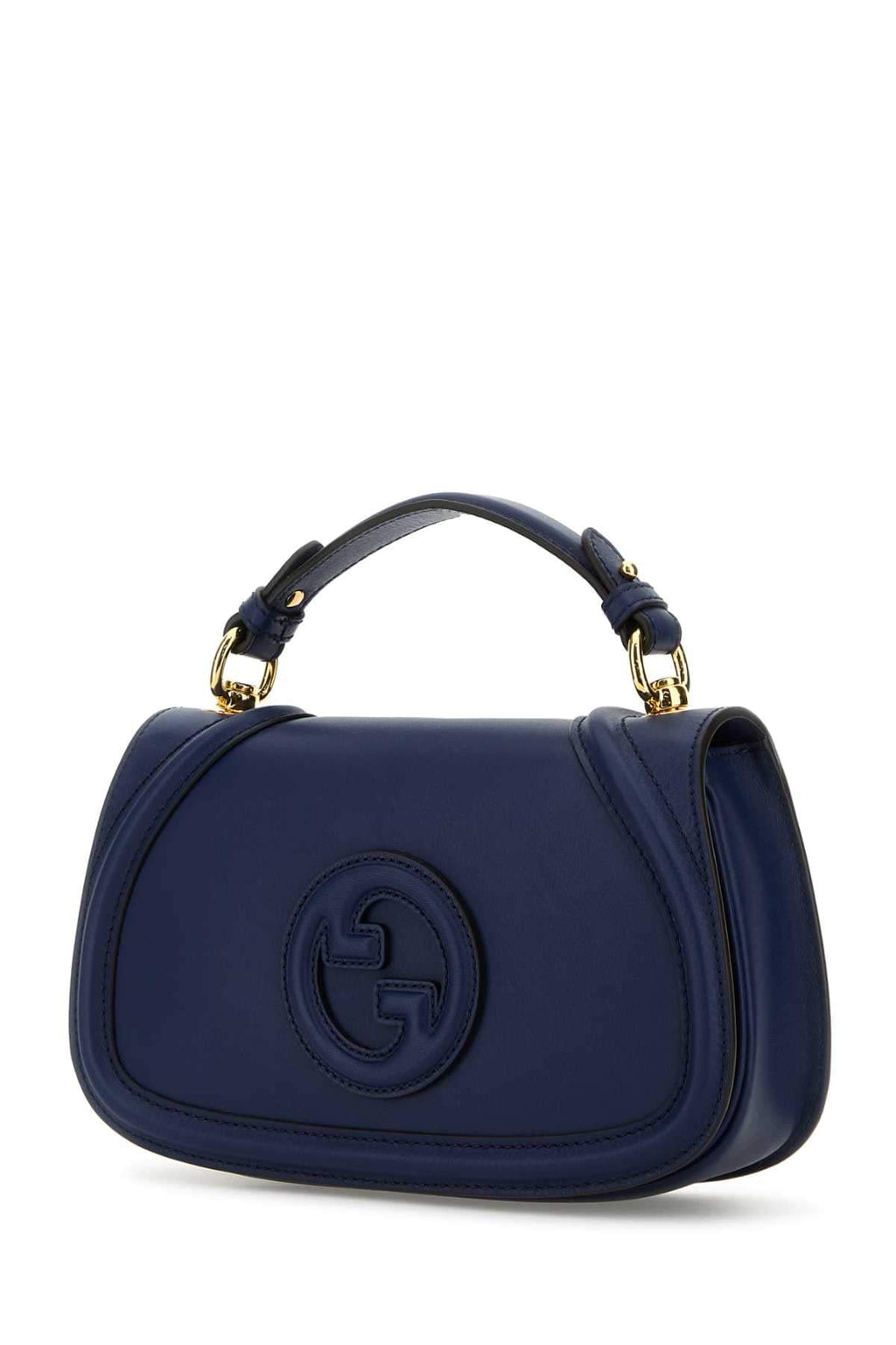 Gucci Women Blue Leather Gucci Blondie Handbag