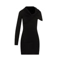 Saint Laurent Viscose Mini Dress Women