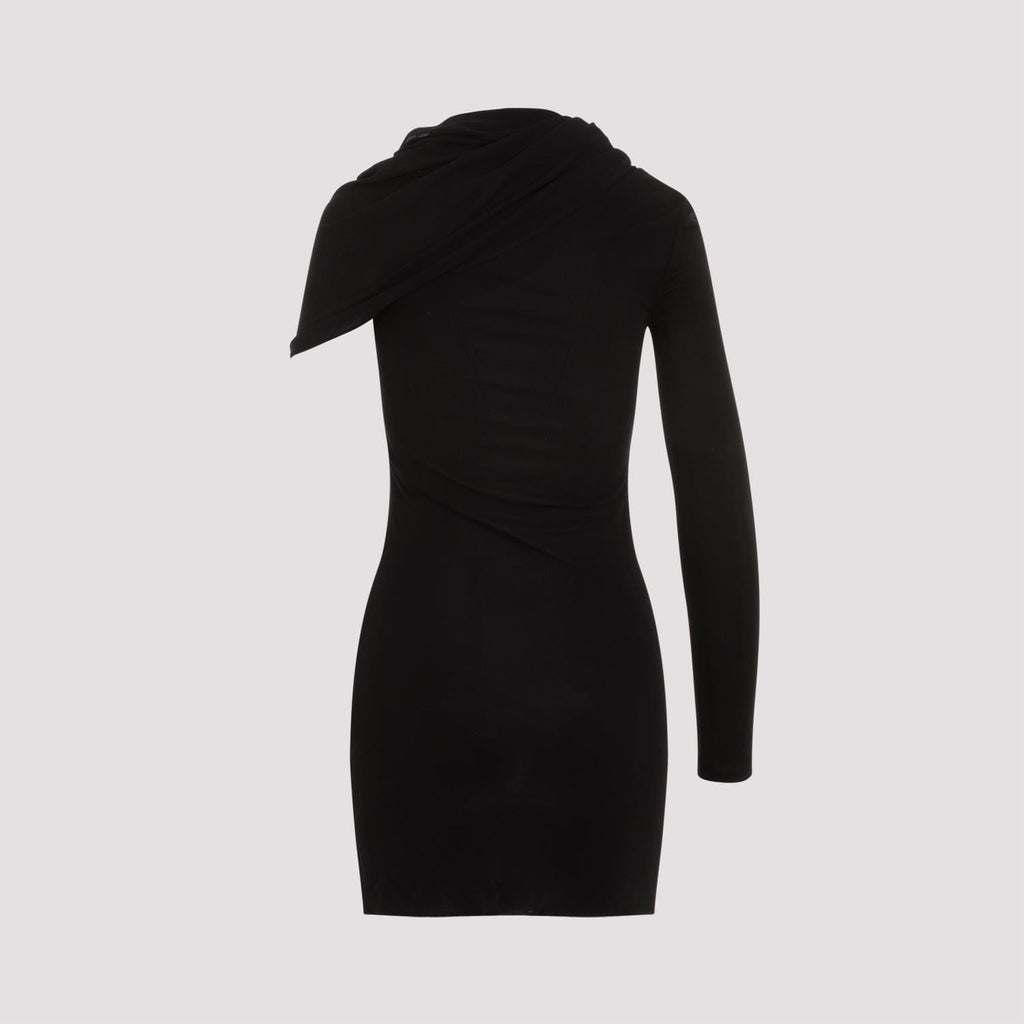 Saint Laurent Viscose Mini Dress Women
