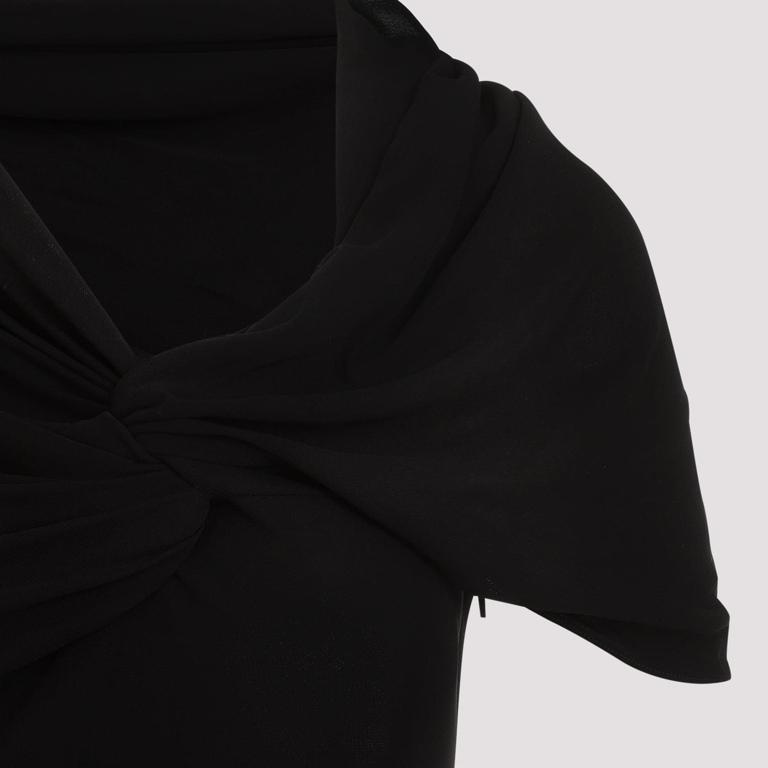 Saint Laurent Viscose Mini Dress Women