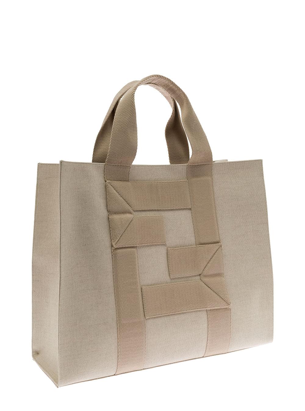 Fendi Men Fendi Ma's  Beige Fabric Handbag