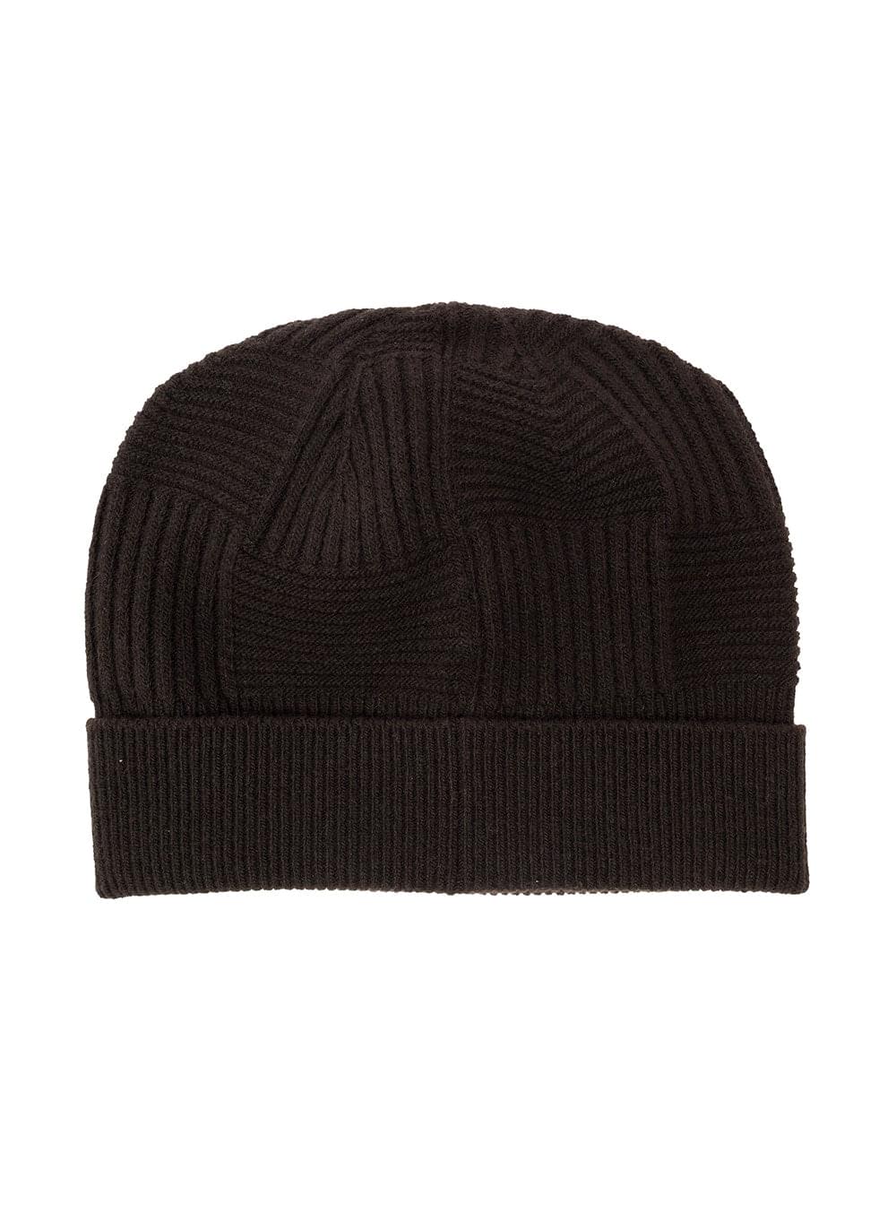 Bottega Veneta Men Brown Woven Hat In Wool Man