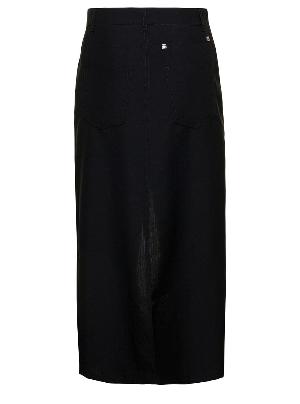 Givenchy Women Long Skirt With Front Split