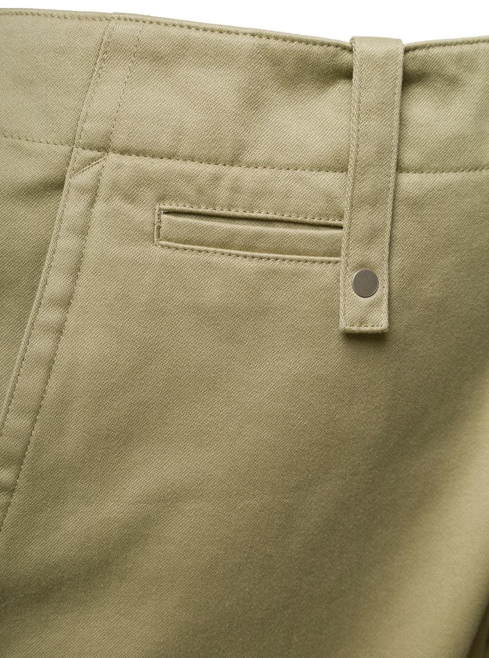 Burberry Men Beige Wide-Leg Pants In Cotton Man
