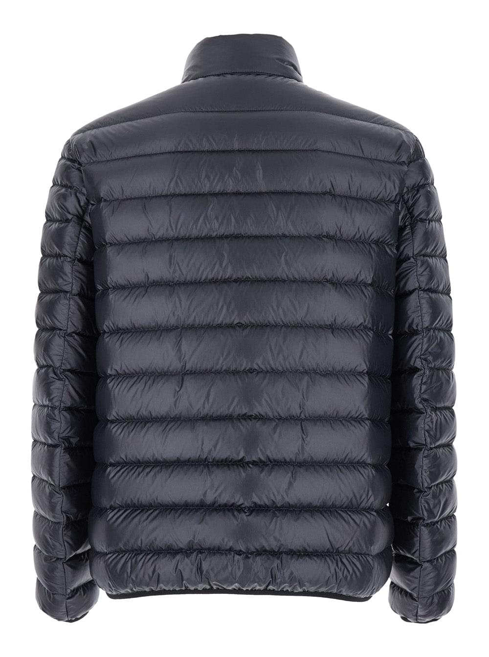 Givenchy Men Black High Neck Down Jacket With Logo Detail In Tech Fabric Man