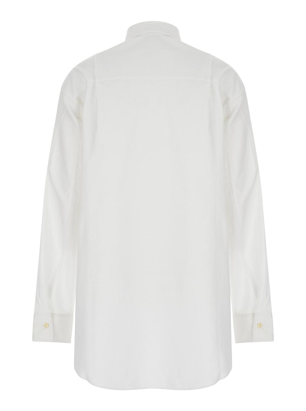 The Andamane Women White Shirt With Buttons In Cotton Blend Woman