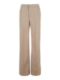 The Andamane Women Beige Pants With Pences On The Front In Tech Fabric Woman