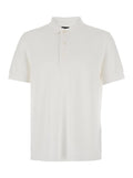 Tom Ford Men White Polo Shirt With Classic Collar In Cotton Blend Man