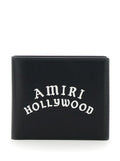 Amiri Men Bi-Fold Wallwt With Logo Lettering On The Front In Leather Man