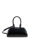 Givenchy Women Black Antigona East West' Mini Handbag With Adjustable And Removable Shoulder Strap And Logo Lettering On The Front In Leather For Women