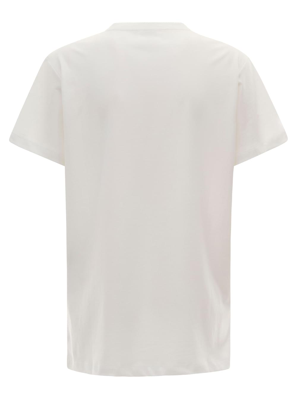 Isabel Marant Etoile Women 'Aby' White T-Shirt With Crew Neck And Short Sleeves In Cotton For Women