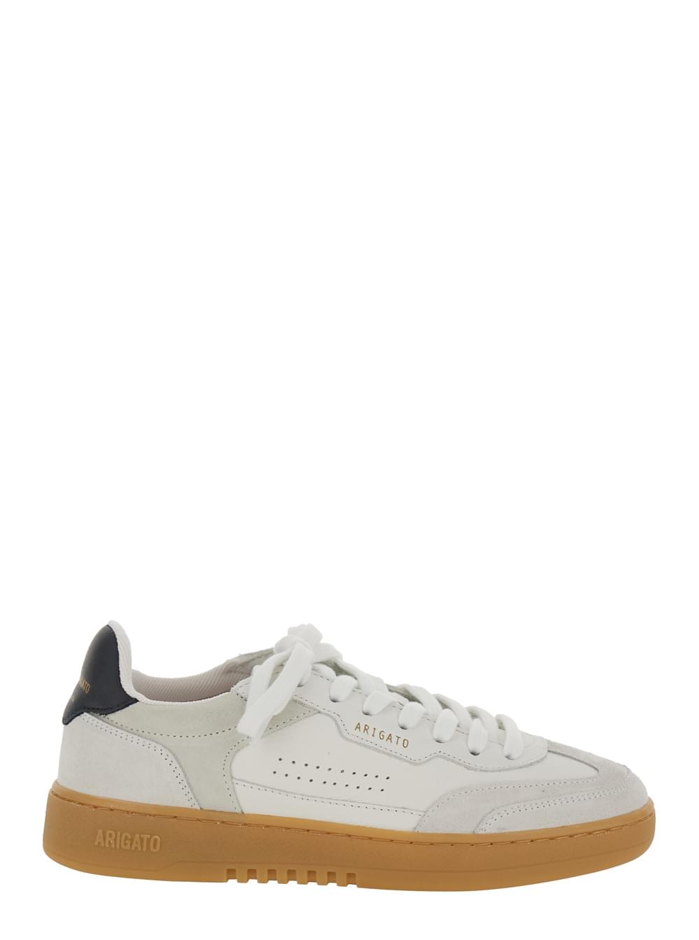 Axel Arigato Women 'Dice T-Toe' White Sneaker Low Top With Logo Patch On The Tongue And Lettering Logo On The Back In Leather Woman