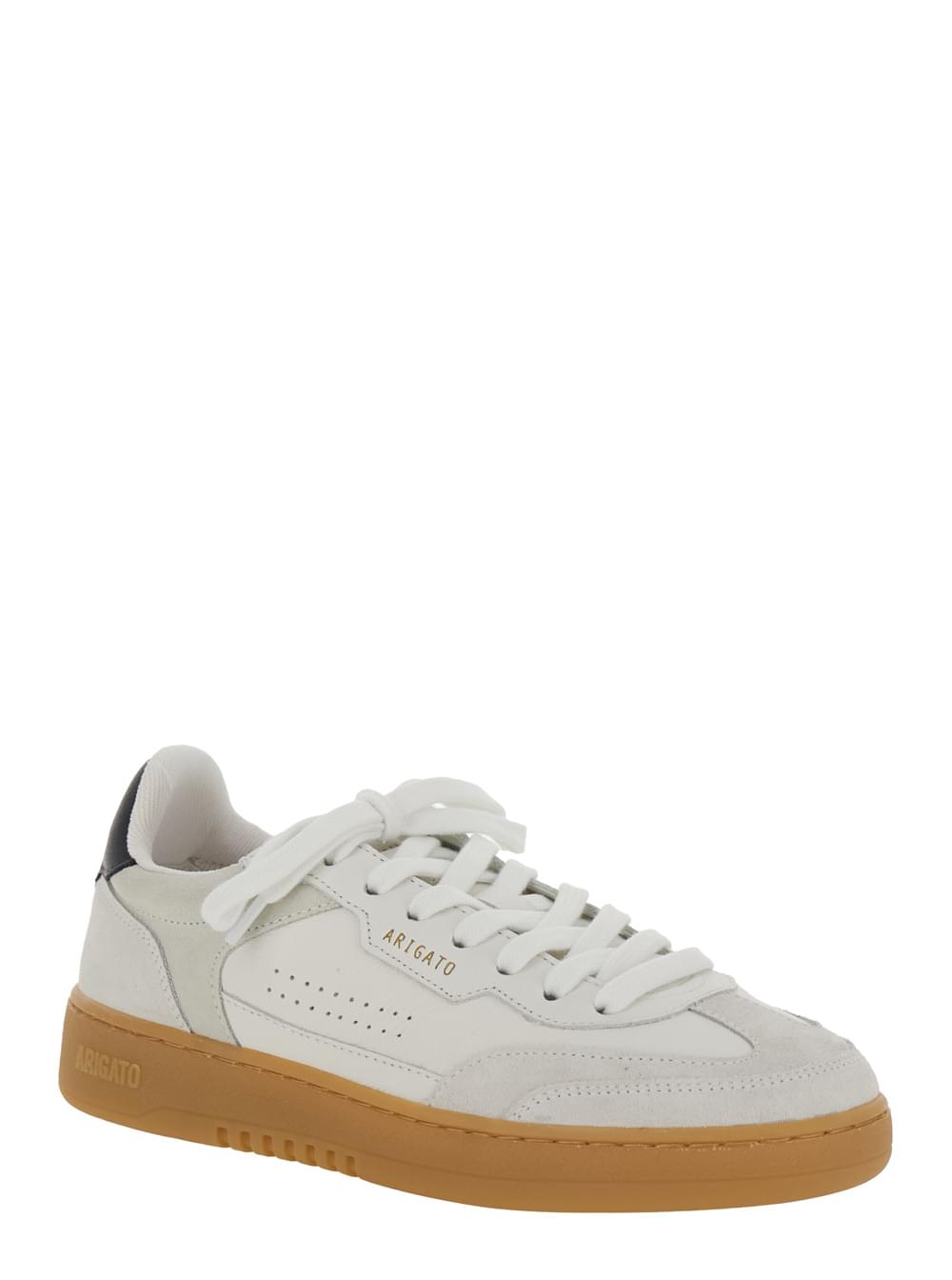 Axel Arigato Women 'Dice T-Toe' White Sneaker Low Top With Logo Patch On The Tongue And Lettering Logo On The Back In Leather Woman