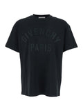 Givenchy Men Black T-Shirt "T-Shirt With Maxi Logo On The Front In Cotton" Men