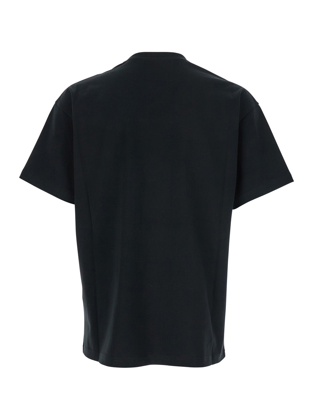 Givenchy Men Black T-Shirt "T-Shirt With Maxi Logo On The Front In Cotton" Men