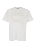 Givenchy Men White T-Shirt With Maxi Logo On The Front For Men