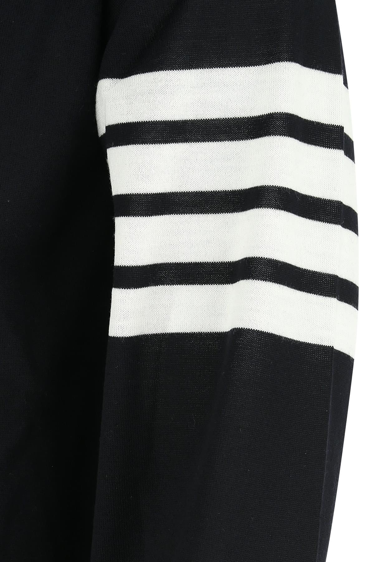 Thom Browne Men Midnight Blue Wool Sweater