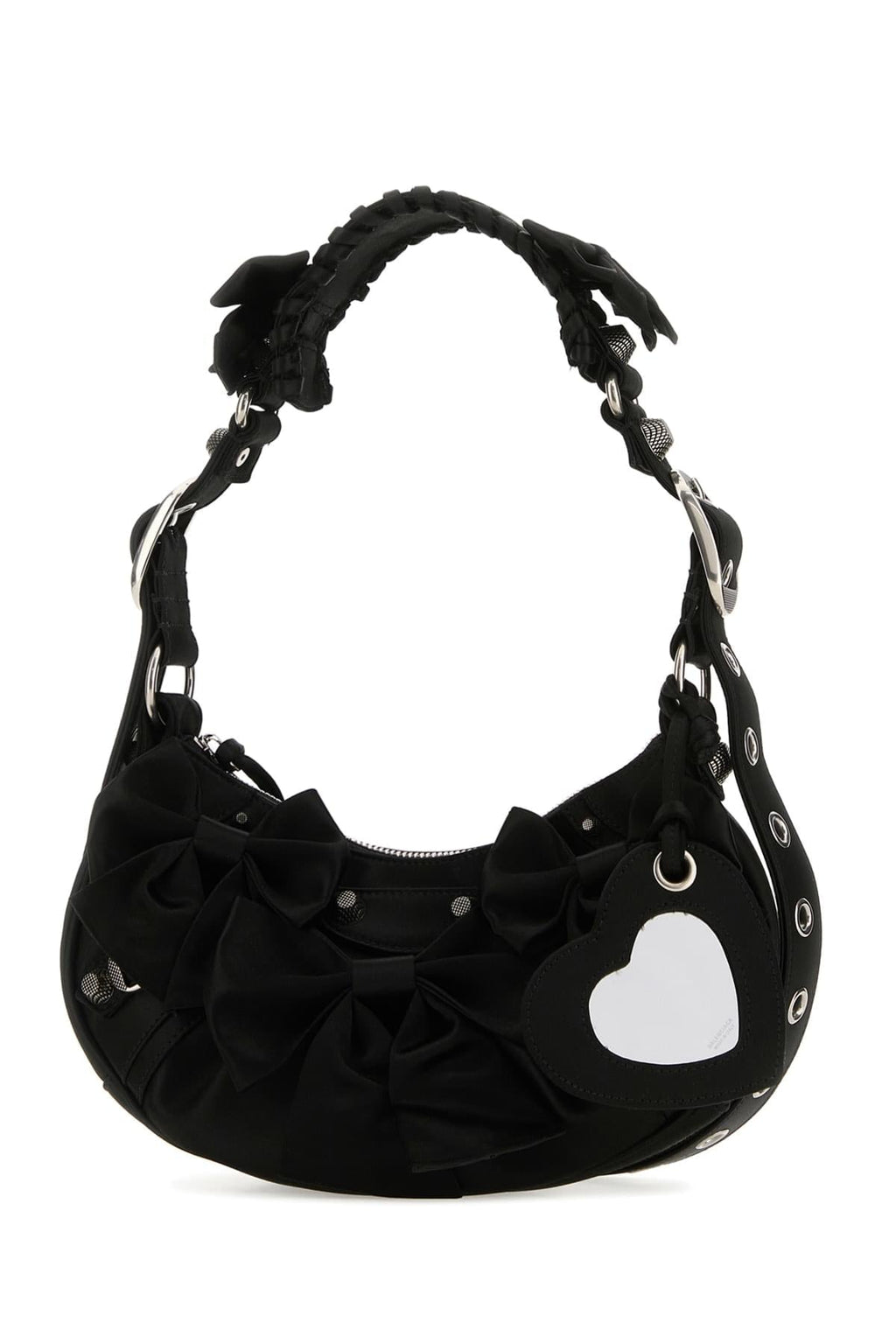 Balenciaga Women Black Satin Le Cagole Xs Shoulder Bag