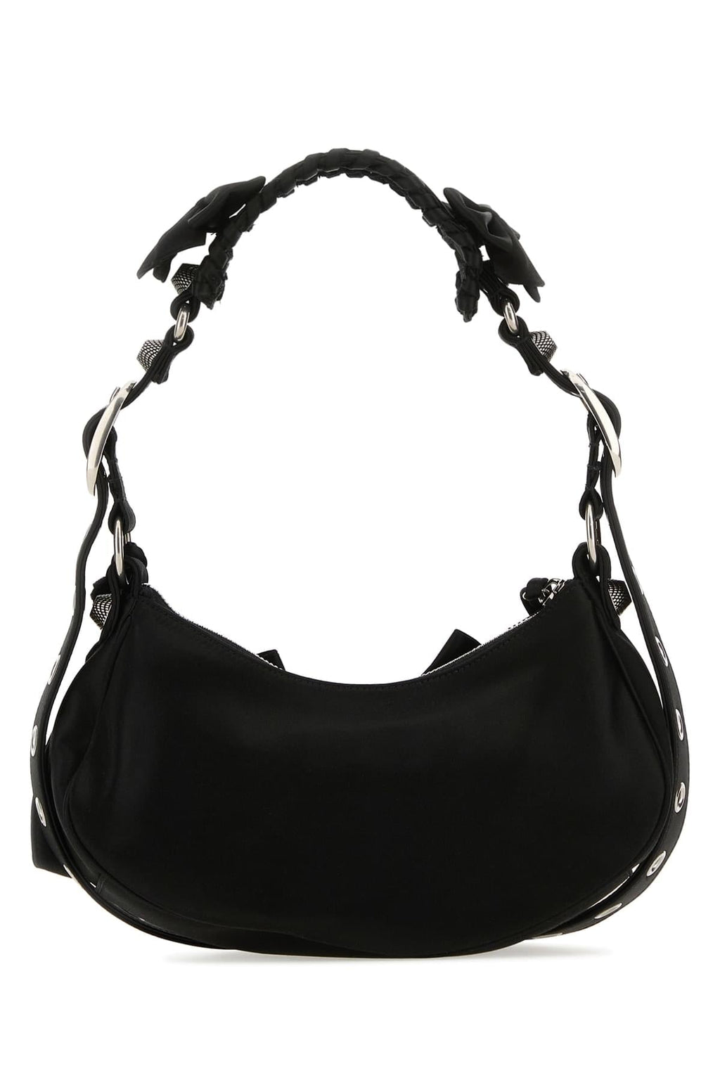 Balenciaga Women Black Satin Le Cagole Xs Shoulder Bag