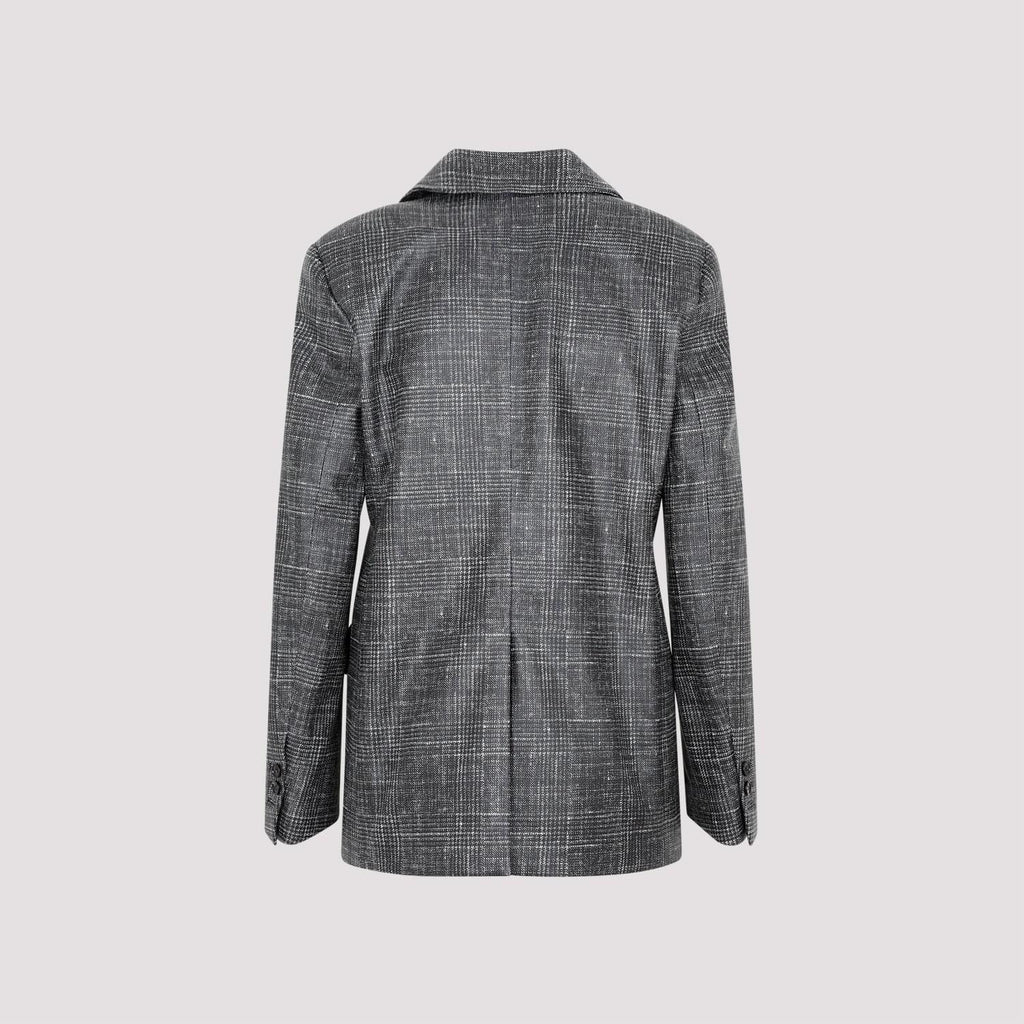 Bottega Veneta Printed Leather Jacket Women