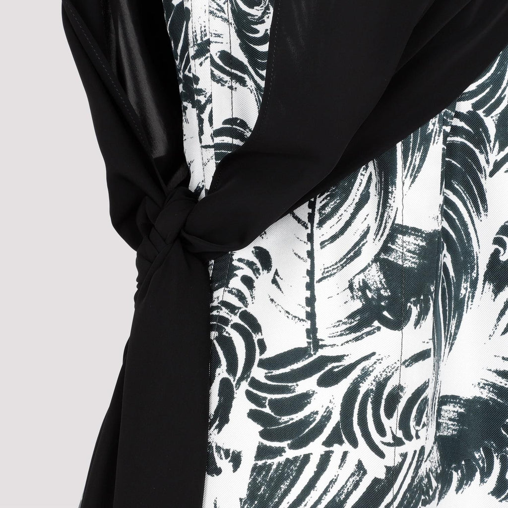 Bottega Veneta Printed Silk Long Dress Women