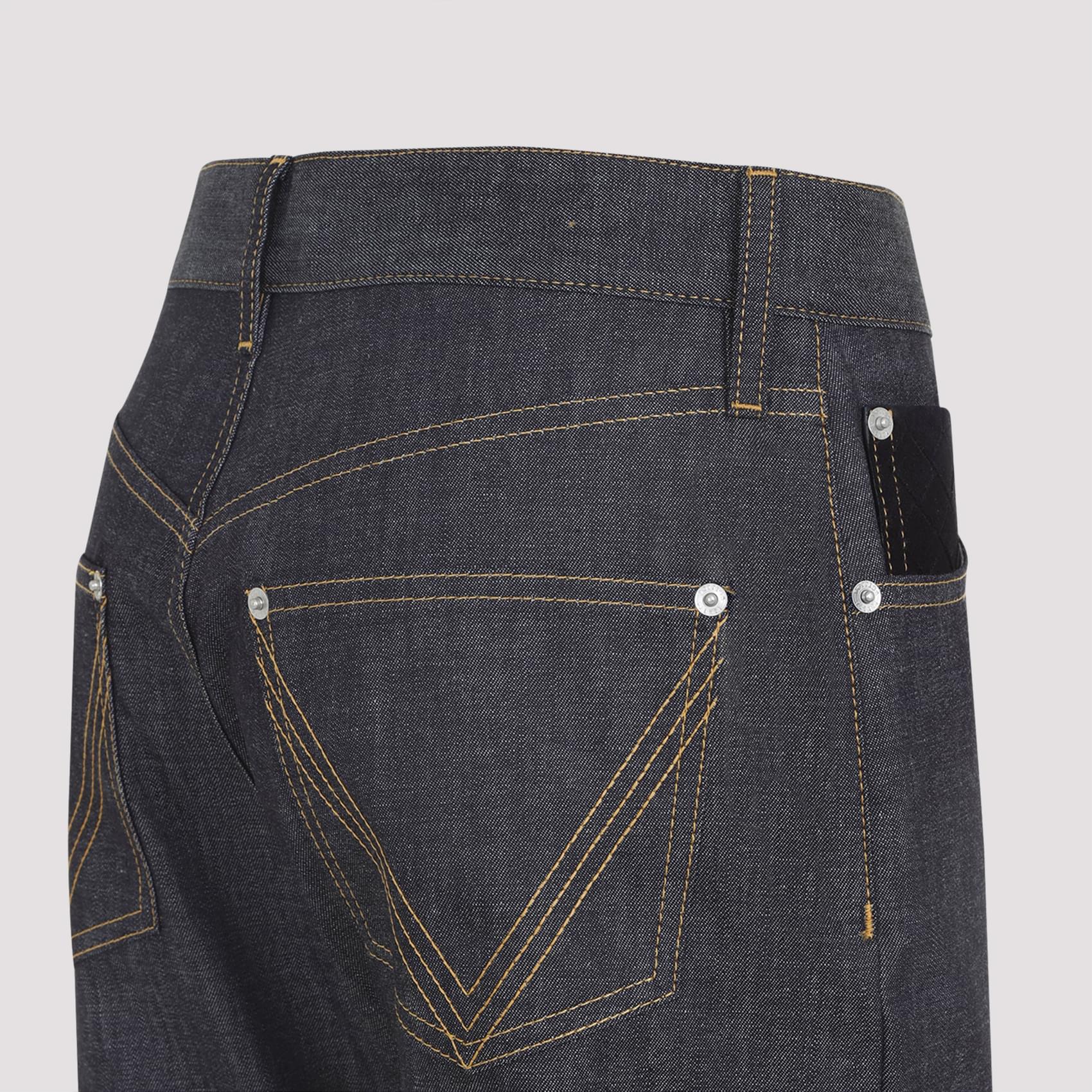 Bottega Veneta Intrecciato Pocket Jeans Women
